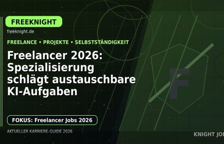 Freelancer 2026: Spezialisierung schlägt austauschbare KI-Aufgaben: Der Karriere-Guide für Freelancer
